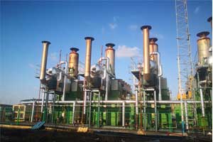 上海市某污水處理廠-沼氣發電機組余熱利用項目